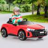 INFANS 12V Kids Ride On Car, Licensed Audi RS e-tron GT Electric Vehicle with Remote Control, Toddlers Battery Powered Toy with 4 Wheels Suspension, LED Headlight, Music, MP3, USB, TF Port (Red) view 2
