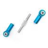 6Pcs Adjustable Metal Linkage Pull Rod Front/Rear Servo Link for Wltoys A949 A959 A969 A979 K929 RC Car Upgrade Spare (Color : Grey) view 2