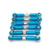 6Pcs Adjustable Metal Linkage Pull Rod Front/Rear Servo Link for Wltoys A949 A959 A969 A979 K929 RC Car Upgrade Spare (Color : Grey) view 3