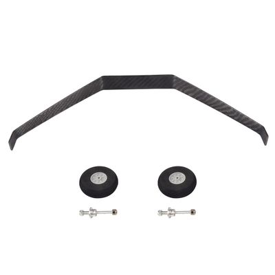 NOBRIM Carbon Fiber 260#70E1 Landing Gear Wheel Kit DIY Parts for RC Airplane Jet 1 Set