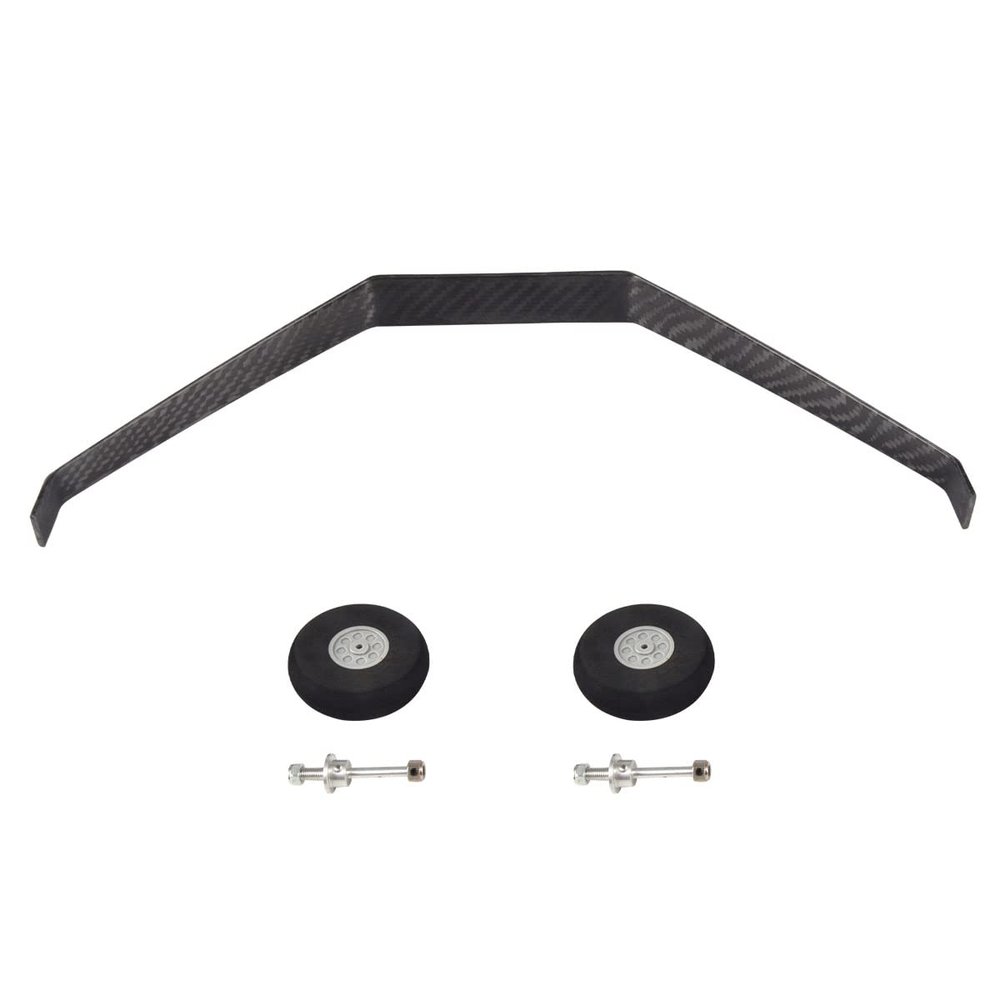 NOBRIM Carbon Fiber 260#70E1 Landing Gear Wheel Kit DIY Parts for RC Airplane Jet 1 Set