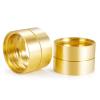 76g Brass Internal Beadlock Ring Clamp Rings Wheel Weights for 1.9inch Wheel Rim Hubs for Axial Scx10 90046 TRX-4 D90 D110, 4pcs/Set view 4