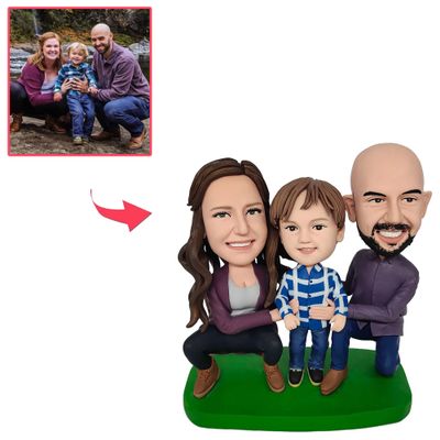 Mydedor Custom Bobble-Heads Figurine Customized Doll Birthday Gifts for Family, Bobble Head Figures Handmade Personalized Gift for Bestfriend Wedding Anniversary