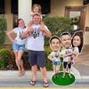 Mydedor Custom Bobble-Heads Figurine Customized Doll Birthday Gifts for Family, Bobble Head Figures Handmade Personalized Gift for Bestfriend Wedding Anniversary view 2