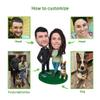 Mydedor Custom Bobble-Heads Figurine Customized Doll Birthday Gifts for Family, Bobble Head Figures Handmade Personalized Gift for Bestfriend Wedding Anniversary view 4