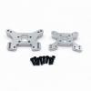 144002 144001 124017 124019 RC Car Metal Upgrade Parts, Front & Rear Shock Mount Modification Parts, Multi-Color Optional (Color : Silver) view 1