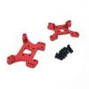 144002 144001 124017 124019 RC Car Metal Upgrade Parts, Front & Rear Shock Mount Modification Parts, Multi-Color Optional (Color : Silver) view 4