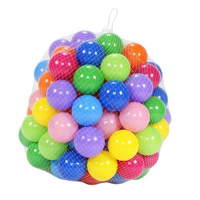 Zerodeko 50pcs Kids Pit Balls Play Tent Ocean Ball Crush Proof Stress Balls Bath Time Toys Baby Shower for Toddlers Baby Kid Random Color 6CM