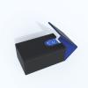 Boltquan Black Tarot Card Holder with Blue Interior; Fold Top Tarot Card Box Case with Magnetic Lid Closure; Fits Standard Tarot Card Deck; Holder Measures Standard Size 5.39 x 3.38 x 2 In (Blue) view 4