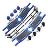 GPM for TRAXXAS 1/8 Sledge sled Aluminum Alloy Front and Rear Hem arm + dust Protection Plate + Aluminum Alloy 7075-T6 Widened Adapter 6.5MM + Front and Rear Universal CVD Universal Joint view 1