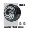 Yomega Raider - Professional Responsive Ball Bearing Yoyo, Great for Kids, Beginners and for Advanced String Yo-Yo Tricks and Looping Play. + Extra 2 Strings & 3 Month Warranty (Purple/Black Cap) view 2