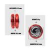 Yomega Raider - Professional Responsive Ball Bearing Yoyo, Great for Kids, Beginners and for Advanced String Yo-Yo Tricks and Looping Play. + Extra 2 Strings & 3 Month Warranty (Red/Black Cap) view 2