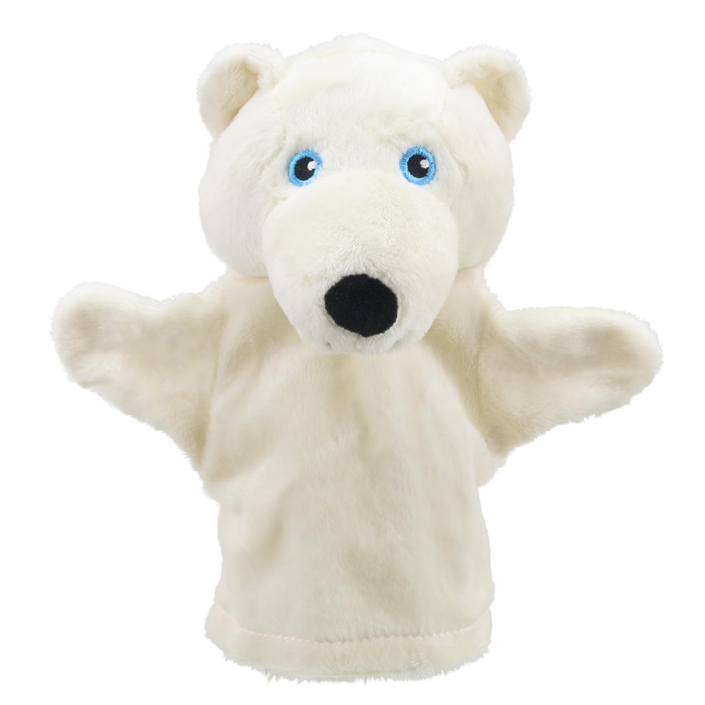 The Puppet Company - My First Christmas Puppet - Polar Bear Hand Puppet - Suitable from Birth - PC003828, White