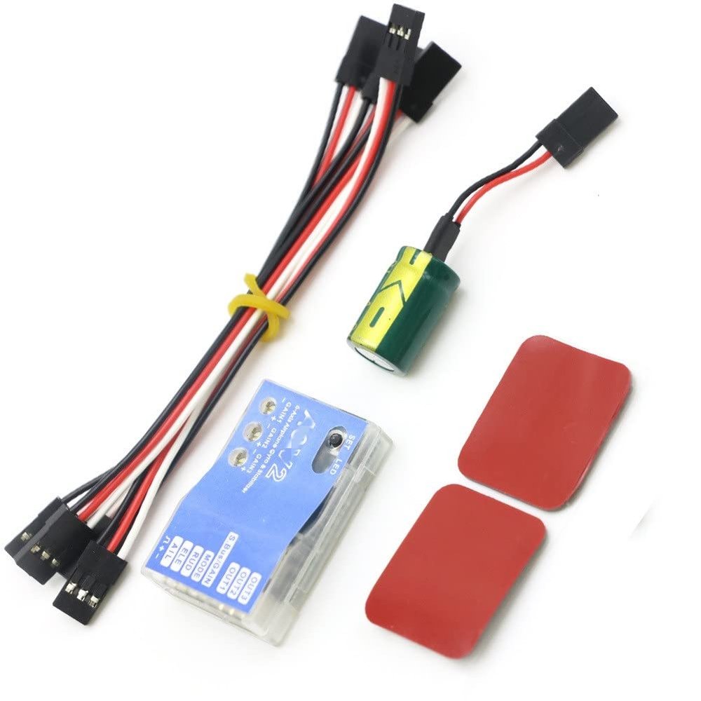 APEFIT Drone Accessories for A3 V2 Aeroplane 3 Axis Gyro Flight Controller Stabilizer for RC Airplane Fixed-Wing Fixed Wing Copter Replaceable (Size : 1)