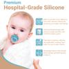 ButtonMe Premium Soft Silicone Pacifiers 6-18 Months BPA Free Baby Pacifier - 2-Pack of Comfortable & Stylish Baby Pacifiers 6-18 Months for Baby Boy & Girl - Hospital-Grade Silicone Baby Pacifiers view 4