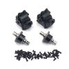 144010 144001 144002 124016 124017 124018 124019 RC Car Metal Upgrade Parts,Modified Gearbox*2pcs & Differential*2pcs (Color : Black) view 1