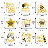 144PCS Happy New Year Cupcake Toppers Toothpicks  2026 New Year's Eve Cake Picks Party Supplies Decorations view 4