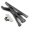 Lifehead Complete Set of Aluminum Upgrade Parts for Traxxas 1/5 X-Maxx Upper and Lower Suspension Arms Set (Front and Rear) Alloy Caster Block, Steering Block and Rear Short axle Carrier etc. view 2