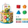 8 in 1 Colorful Attractive Wooden Kids Baby Activity Play Cube, Fun Toy Center for Playroom, Nursery, Preschool, and Doctors' Office view 1