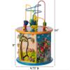 8 in 1 Colorful Attractive Wooden Kids Baby Activity Play Cube, Fun Toy Center for Playroom, Nursery, Preschool, and Doctors' Office view 4