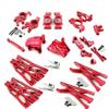 Lifehead Complete Set of Aluminum Upgrade Parts for Traxxas 1/5 X-Maxx Upper and Lower Suspension Arms Set (Front and Rear) Alloy Caster Block, Steering Block and Rear Short axle Carrier etc. view 1