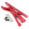 Lifehead Complete Set of Aluminum Upgrade Parts for Traxxas 1/5 X-Maxx Upper and Lower Suspension Arms Set (Front and Rear) Alloy Caster Block, Steering Block and Rear Short axle Carrier etc. view 2