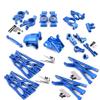 Lifehead Complete Set of Aluminum Upgrade Parts for Traxxas 1/5 X-Maxx Upper and Lower Suspension Arms Set (Front and Rear) Alloy Caster Block, Steering Block and Rear Short axle Carrier etc. view 1