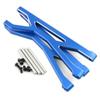 Lifehead Complete Set of Aluminum Upgrade Parts for Traxxas 1/5 X-Maxx Upper and Lower Suspension Arms Set (Front and Rear) Alloy Caster Block, Steering Block and Rear Short axle Carrier etc. view 2