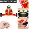 32pcs Race Car Centerpieces Sticks Racing Party Centerpieces Decorations Checkered Party Table Toppers for Racing Car Theme Birthday Party Baby Shower Supplies view 4