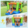 Costzon Inflatable Bounce House, Bouncy House for Kids Indoor Outdoor Party Family Fun with Slide, 550w Blower, Oxford Cloth, Portable Toddler Small Castle Bounce House for Backyard Birthday Gifts view 3