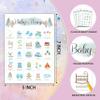 Foosproea Baby Boy Bingo Cards, Blue Baby Shower Game for 24 Players, Gender Reveal Party Games for Family Friends Activities, Holiday Party Favors Supplies Decorations(03) view 2