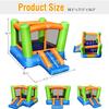 HONEY JOY Inflatable Bounce House, Kids Blow up Jumping Bouncer w/Slide, Ball Pool, Stakes, Carry Bag, Indoor Outdoor Jump n Slide Bouncy Castle for Kids, Gift for Boys Girls (Without Blower) view 2