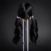 1/6 Scale Female Head Sculpt,Asian Girl Suntan Skin Planted Hair Head Carved for 12inch PH TBL JO Action Figure Body (Black Hair) view 4