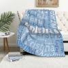 Personalized Name Blanket for Adults Kids Custom Blanket with Name/Text Customized Blanket with Name for Birthday Chirstmas Valentines Newborns Day Gift(Blue,50x60) view 3