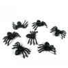 100PCS Halloween Mini Plastic Spiders Luminous Spider Prank Props DIY Party Decorative Props(Black) view 1