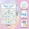 Foosproea Gender Reveal Bingo Cards, Blue Pregnancy Announcement for 24 Players, Gender Reveal Party Games for Family Friends Activities, Holiday Party Favors Supplies Decorations(01) view 2
