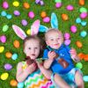 NEWBEA 518 Easter Eggs -2.36" Bright Colors Plastic Easter Eggs Empty Include 18 Golden Eggs Perfect for Eggs Hunt,Easter Basket Stuffers,Party Favors view 4