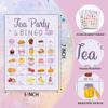 Foosproea Tea Party Bingo Cards, Lets Par-Tea Game for 24 Players, Garden Tea Party Games for Family Friends Activities, Holiday Party Favors Supplies Decorations(05) view 2