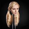 1/6 Scale Female Head Sculpt,Asian Girl Suntan Skin Planted Hair Head Carved for 12inch PH TBL JO Action Figure Body (Blonde Hair) view 3