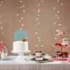 1 Pack Snowflake Happy Birthday Cake Topper Glitter Winter Wonderland Cake Pick Winter Frozen Cake Decorations Birthday Frozen Theme Party Christmas Baby Shower Wedding Decoration Supplies Light Blue view 4