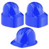 Gejoy 36 Pieces Construction Hats Bulk Plastic Worker Hat Funny Construction Party for Kids Dress up Birthday Party Supplies(Blue) view 1