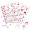 Foosproea Blush Pink Gender Reveal Game for 24 Players, Gender Reveal Party Games for Family Friends Activities, Holiday Party Favors Supplies Decorations(02) view 1