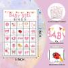 Foosproea Blush Pink Gender Reveal Game for 24 Players, Gender Reveal Party Games for Family Friends Activities, Holiday Party Favors Supplies Decorations(02) view 2