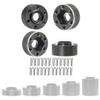 4pcs Brass Wheel Weights 9mm Wheel Hex Hub Widen Adapter for 1/10 RC Crawler 1.9in/2.2in Wheels Rim Axial SCX10 TRX4 Counterweight view 1