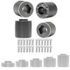 4pcs Brass Wheel Weights 22mm Wheel Hex Hub Widen Adapter for 1/10 RC Crawler 1.9in/2.2in Wheels Rim Axial SCX10 TRX4 Counterweight view 1