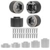 4pcs Brass Wheel Weights 15mm Wheel Hex Hub Widen Adapter for 1/10 RC Crawler 1.9in/2.2in Wheels Rim Axial SCX10 TRX4 Counterweight view 1