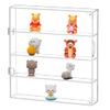 Acrylic Display Case Clear Showcase Cabinet with Door Wall Mounted Collection Shelf Dustproof Box Organizer for Mini Toys , Collections, Stone, Amiibo.Suit for Figures Within 3 inch Height view 1