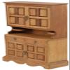 Melody Jane Dolls Houses Dollhouse Mexican Hacienda Style Dresser Cabinet Cupboard Kitchen Furniture view 1