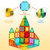 FNJO Magnetic Tiles, 110PCS Magnet Building Set, Magnetic Building Blocks,Construction STEM Learning and Playing Toys for Kids, Montessori Toy for Preschool Boys Girls view 4