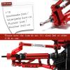 Rcarmumb Upgrades Part for 1/10 Rustler VXL 2wd/Stampede VXL 2wd,Alloy Front Rear Suspension A ArmsAlloy Steering Blocks Caster Blocks C-Hubs Stub Axle Carriers Left&Right,Red view 2